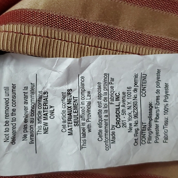 LOT 2 Croscill home pillowcase Victorian European cover 26 x 20 in Rococo - Picture 7 of 8